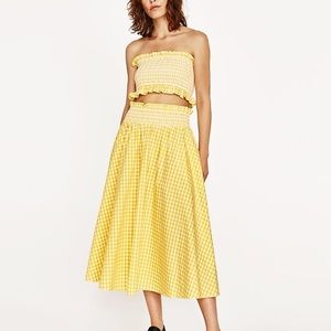 Zara Two Piece Gingham Set